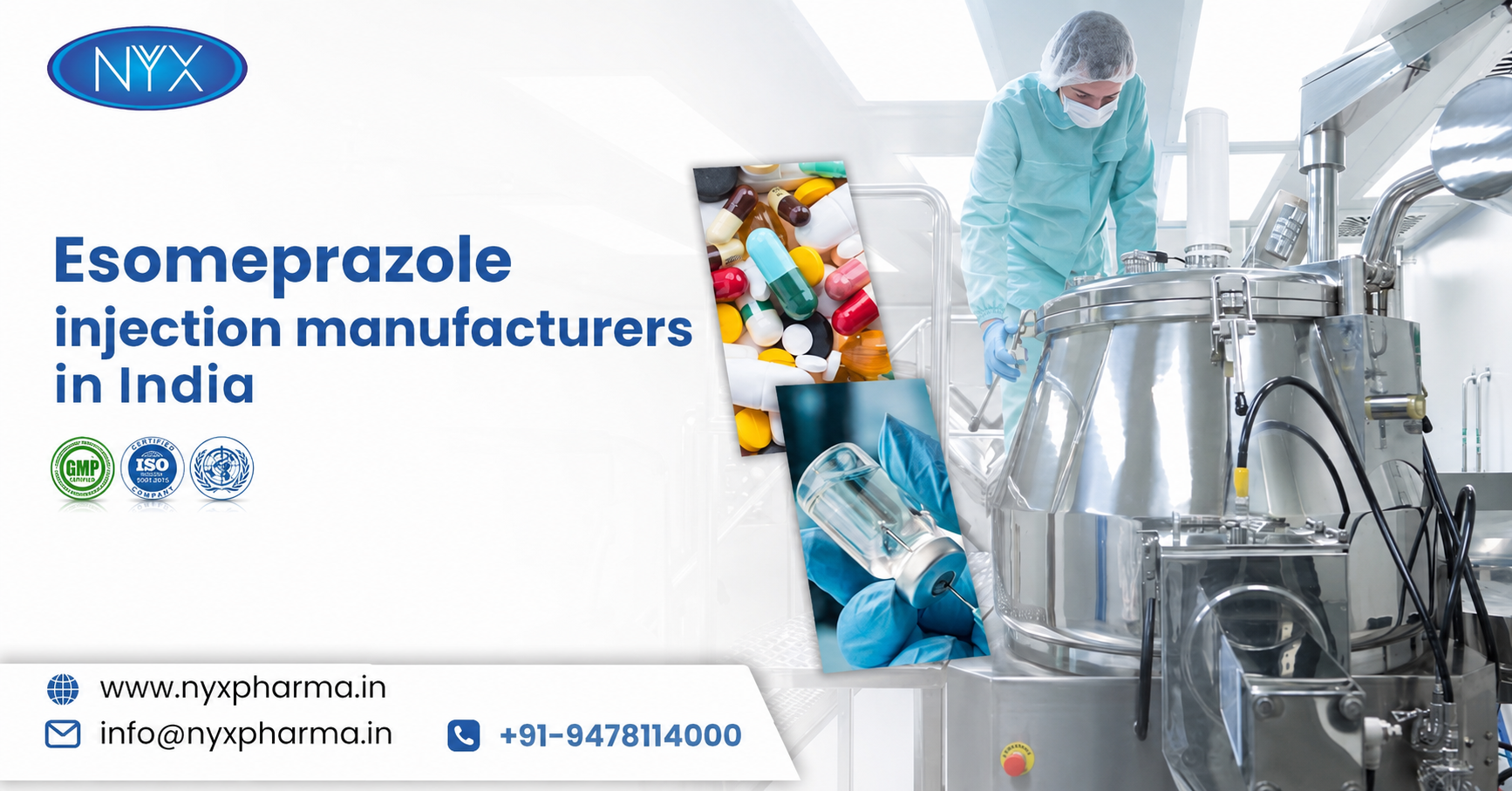 esomeprazole injection manufacturers in India 