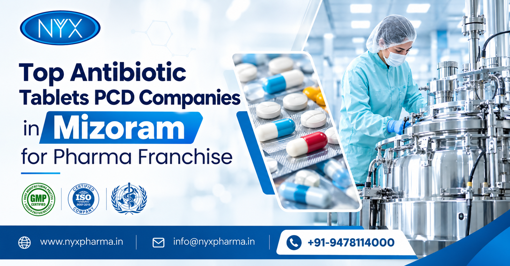 Antibiotic tablets PCD company in Mizoram