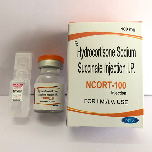 NCORT - 100 | Hydrocortisone Sodium Succinate 100 MG | Provided by Nyx Pharma